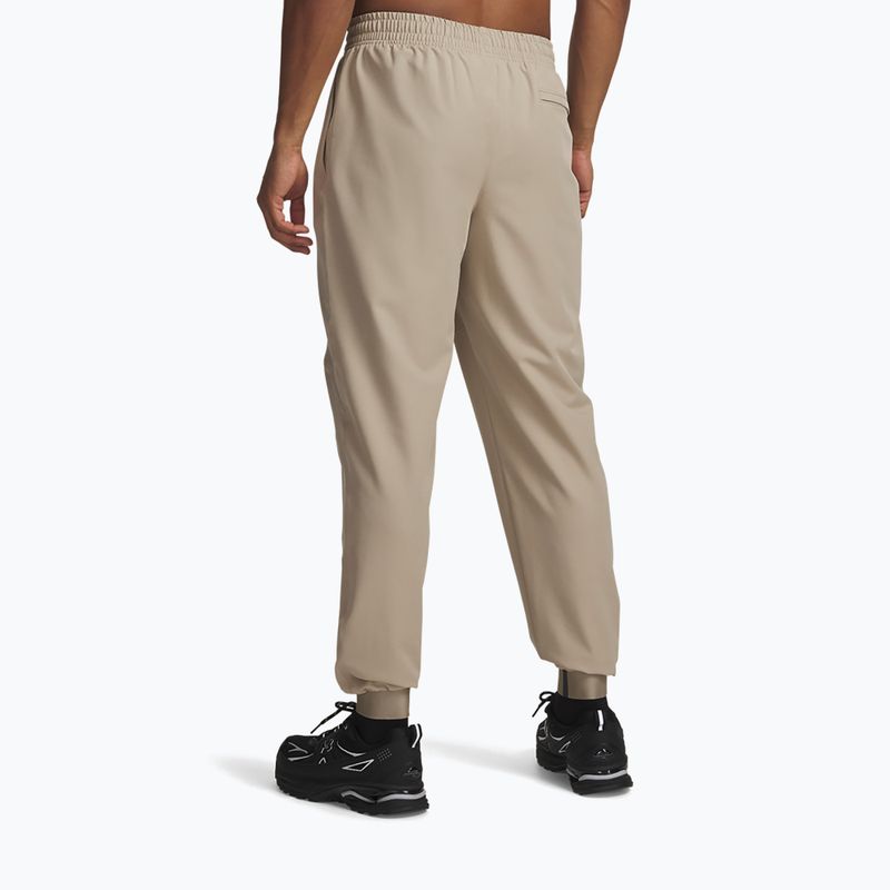 Férfi edzőnadrág Under Armour Unstoppable Joggers city khaki/black 3