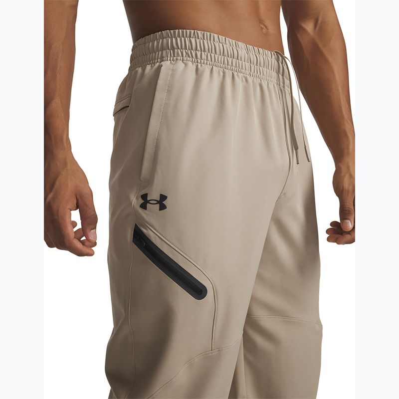 Férfi edzőnadrág Under Armour Unstoppable Joggers city khaki/black 4