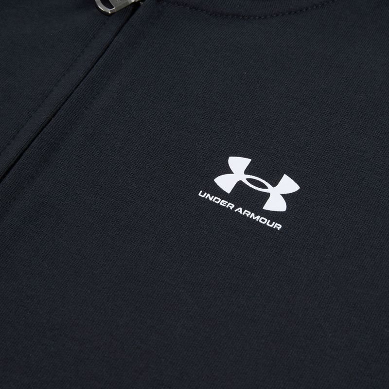 Női pulóver Under Armour Sport Terry FZ black/white 3