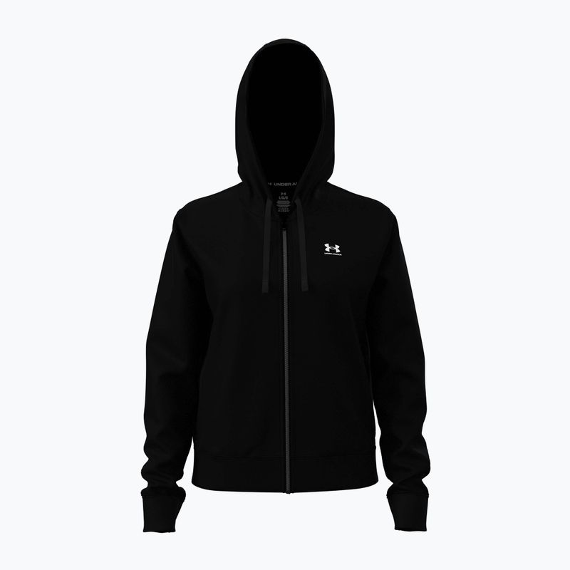 Női pulóver Under Armour Sport Terry FZ black/white 5