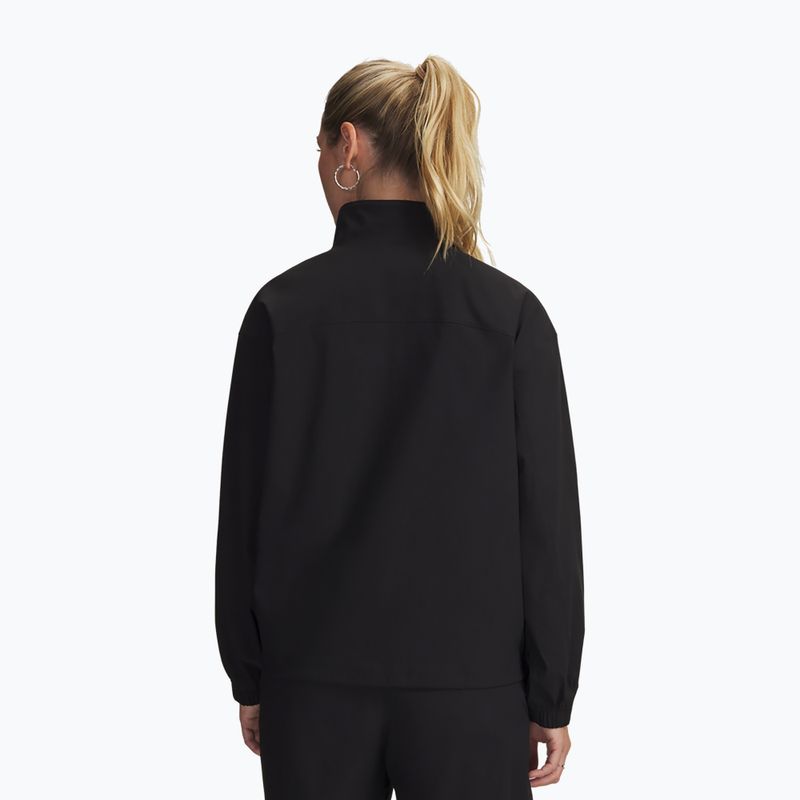 Női edződzseki Under Armour Unstoppable Woven FZ Jacket ultimate black/ultimate black 2