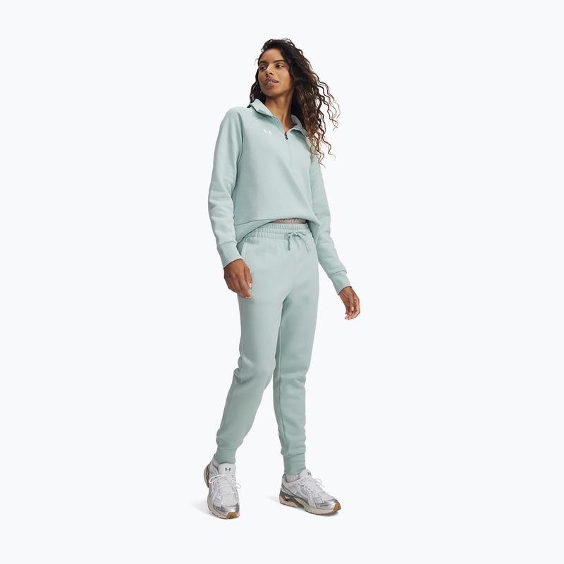 Női nadrág Under Armour Rival Fleece Joggers enamel blue/white 2