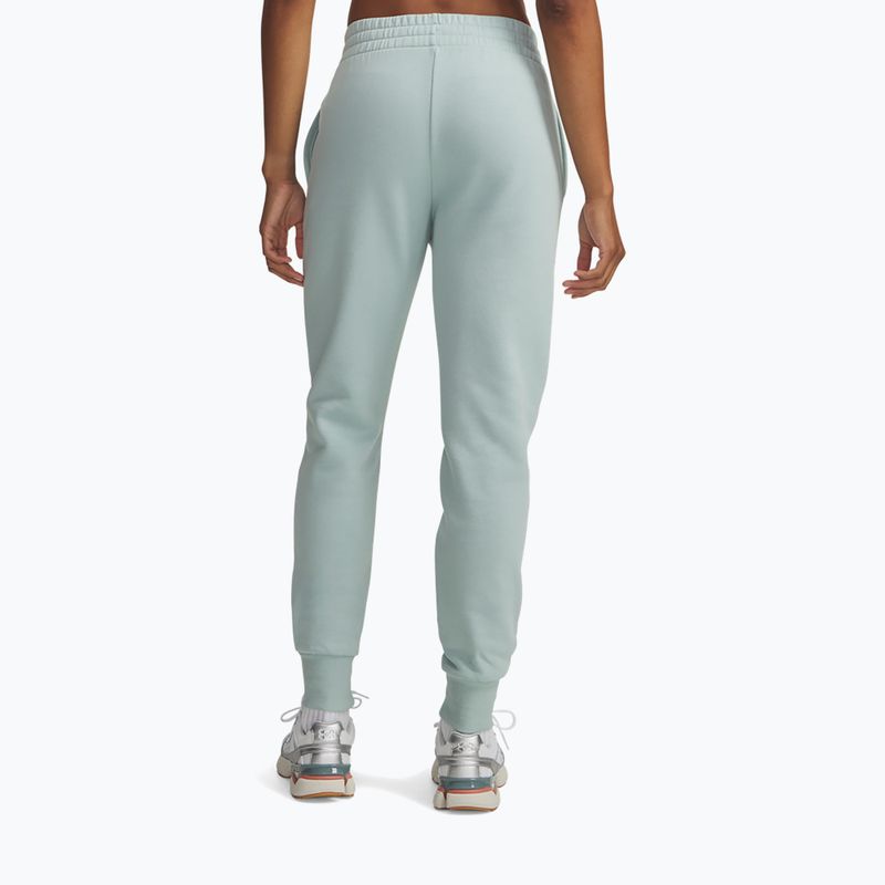 Női nadrág Under Armour Rival Fleece Joggers enamel blue/white 3