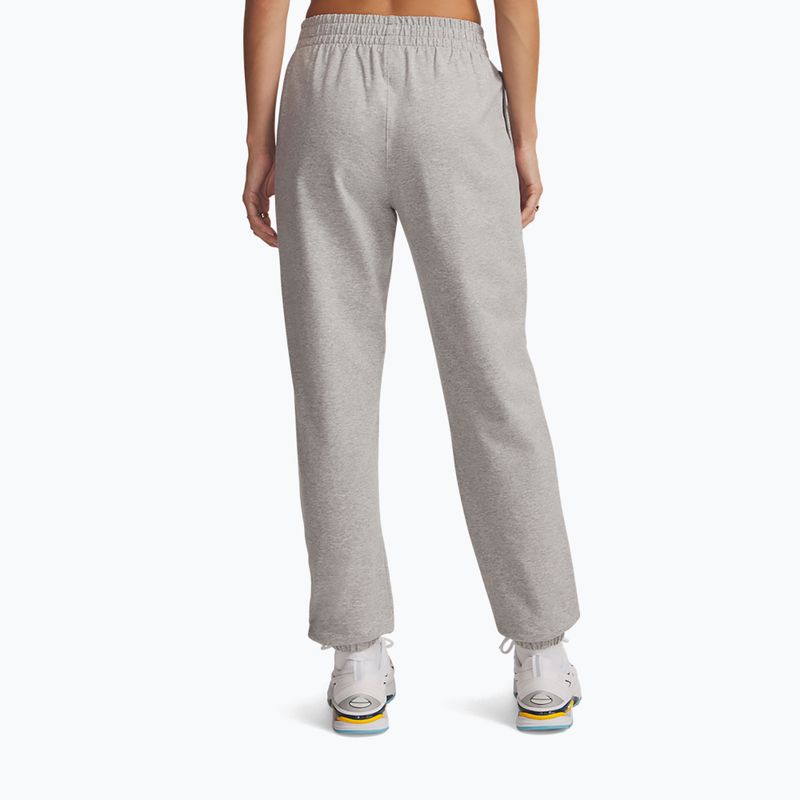 Női nadrág Under Armour Sport Terry Jogger Mod gray light heather/white 3