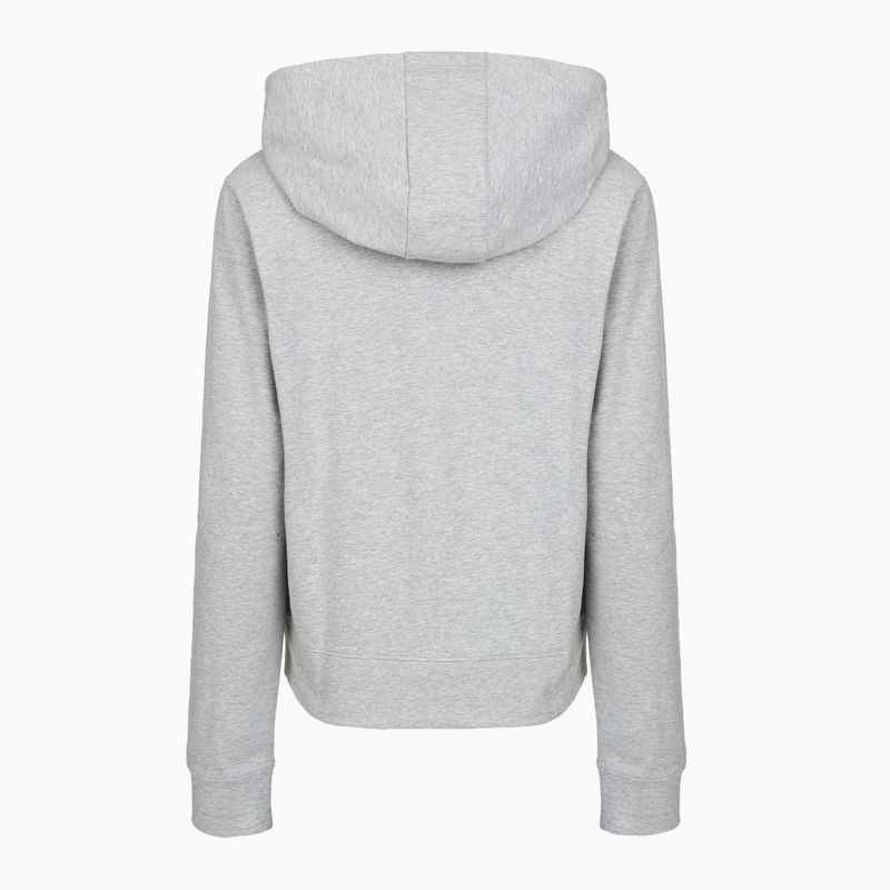 Női pulóver Under Armour Sport Terry Hoodie mid gray light heather/white 2