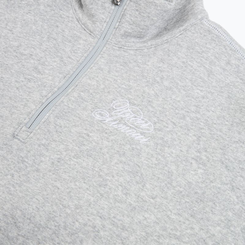 Női pulóver Under Armour Rival Fleece Script HZ mod gray light heather/white 3