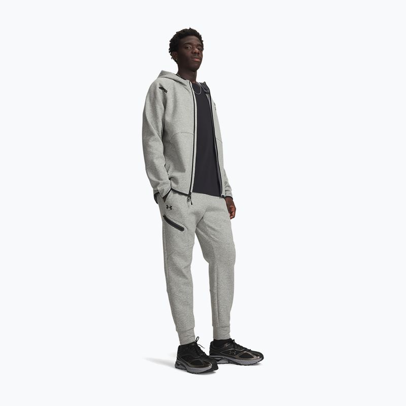 Férfi nadrág Under Armour Unstoppable Fleece mod gray/black 2