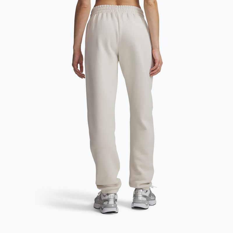 Női nadrág Under Armour Icon Fleece Nov Jogger summit white/white 3
