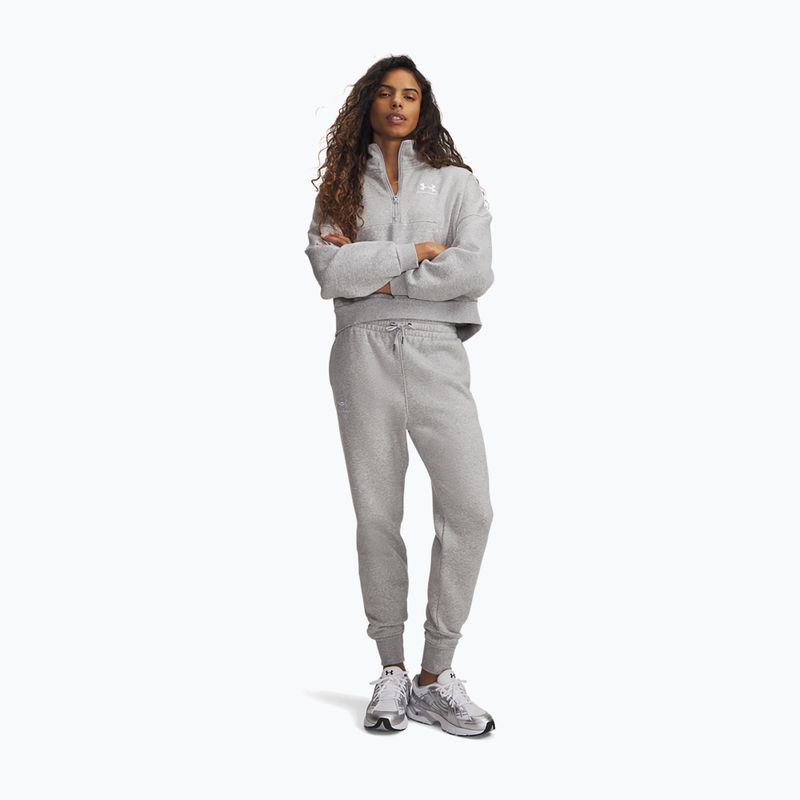 Női nadrág Under Armour Icon Fleece Jogger mod gray light heather/white 2