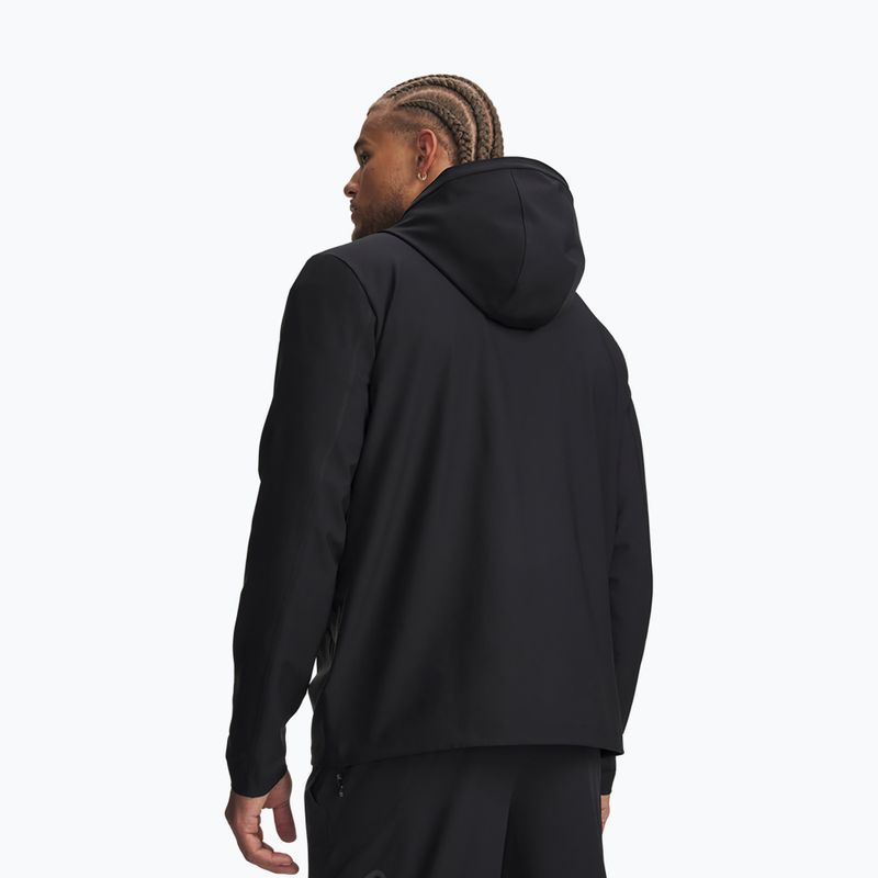 Férfi kabát Under Armour Unstoppable Woven Jacket black/black 2