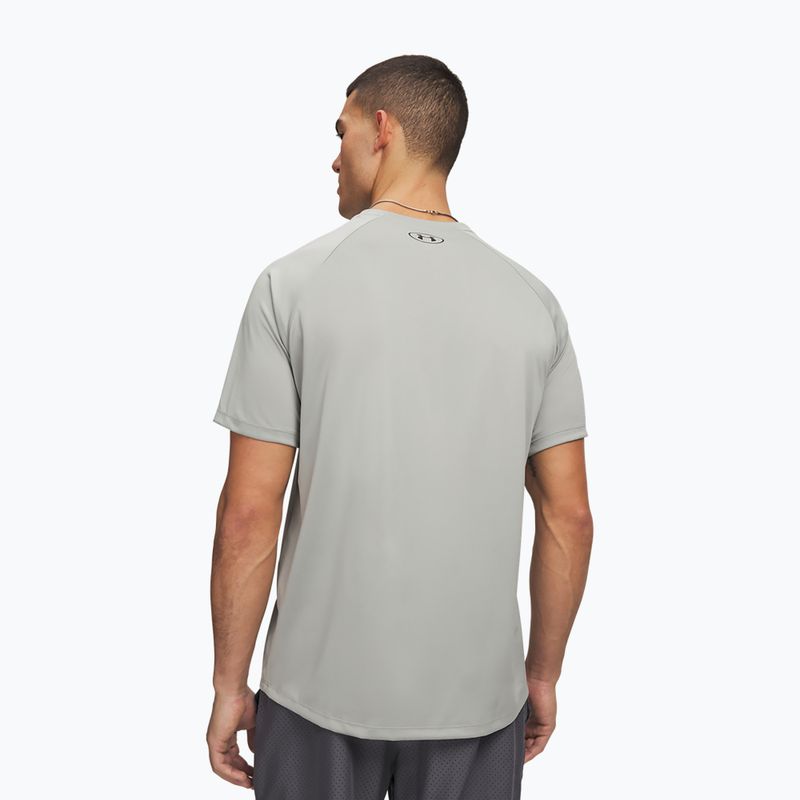 Férfi edző póló Under Armour Tech Graphic Tee titanium/black 2