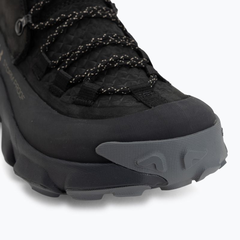 Férfi túracipők Under Armour Charged Expanse Mid LTHR WP Black/Anthracite/Bayou 7