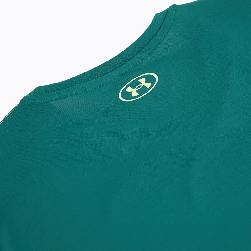 Férfi edzőpóló Under Armour Tech Taping rack green/fade green 7