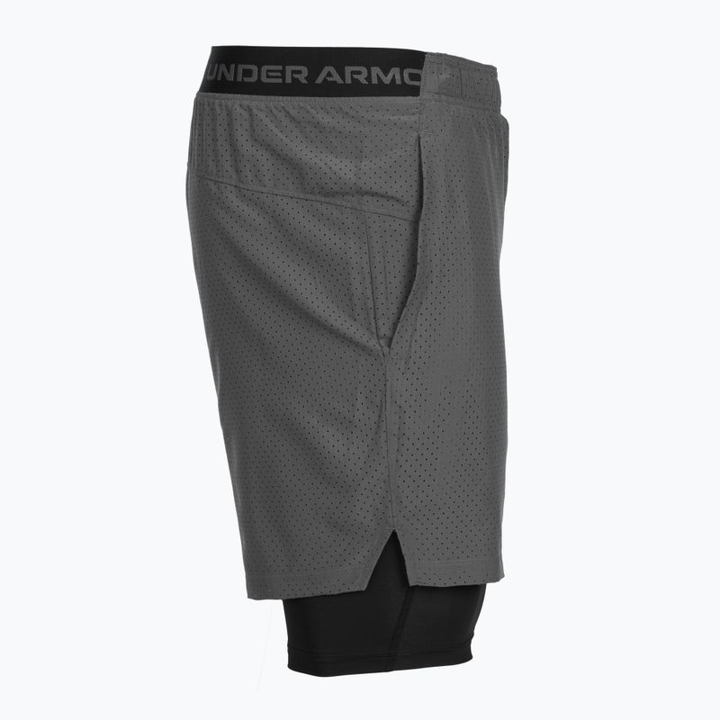 Férfi edző rövidnadrág Under Armour Vanish Woven 2.0 2IN1 Shorts castlerock/black 7