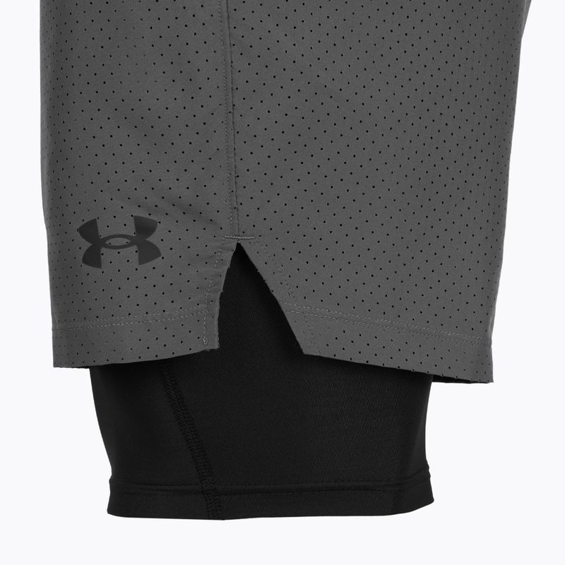 Férfi edző rövidnadrág Under Armour Vanish Woven 2.0 2IN1 Shorts castlerock/black 8