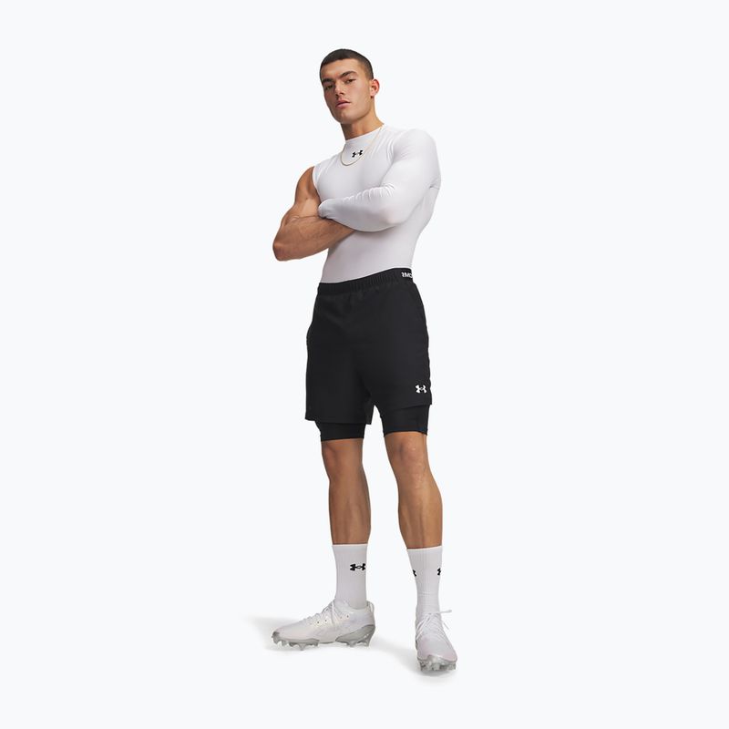 Férfi edző rövidnadrág Under Armour Vanish Woven 2.0 2IN1 Shorts black/white 2