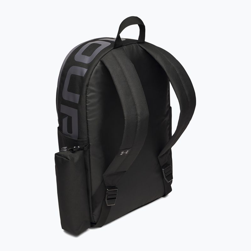 Városi hátizsák Under Armour Essential Printed Backpack black/black/castlerock 3