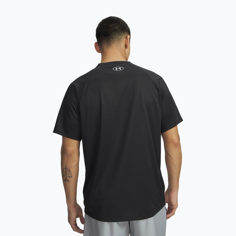 Férfi edző póló Under Armour Tech Graphic Tee black/mod gray 2