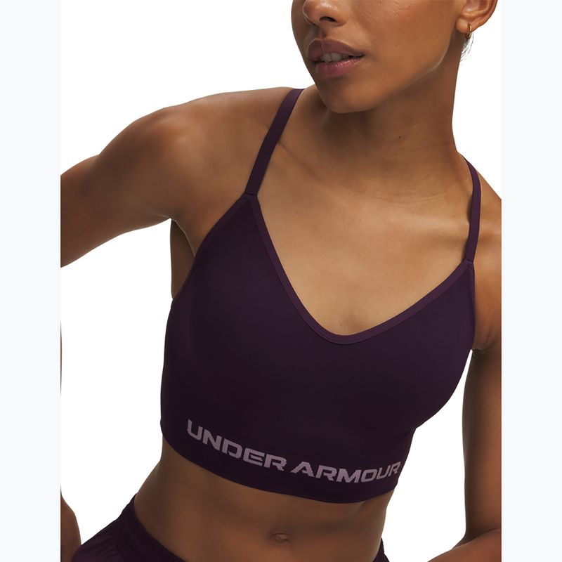 Sportmelltartó Under Armour Vanish Seamless Low purple echo/mauve pink 3