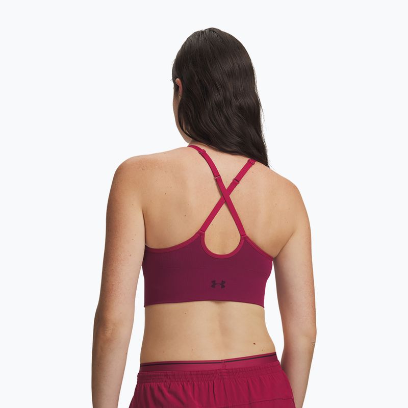Sportmelltartó Under Armour Vanish Seamless Low claret/ox blood 2