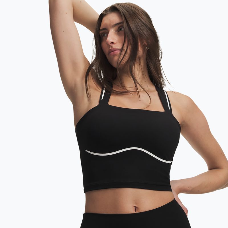 Női edző póló Under Armour Meridian Contour Tank ultimate black/white/ultimate black 3