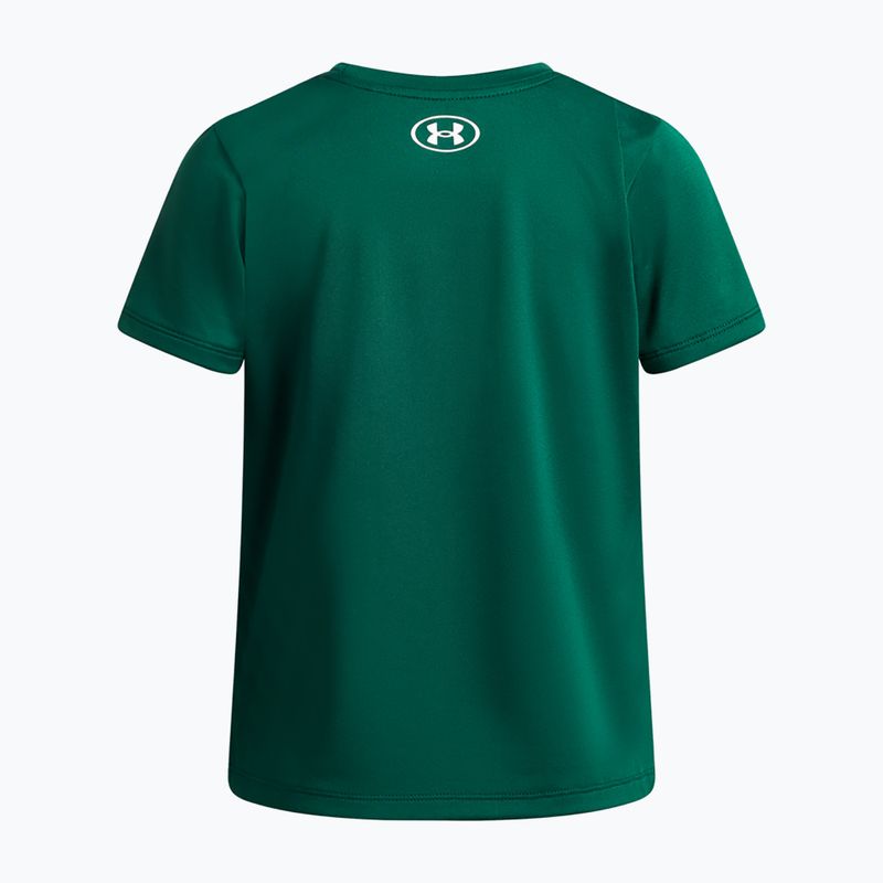 Gyerek edző póló Under Armour Tech SSC SS campus ivy/white 2