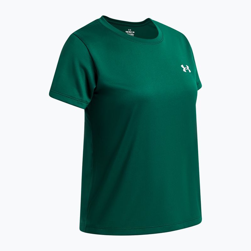 Gyerek edző póló Under Armour Tech SSC SS campus ivy/white 3