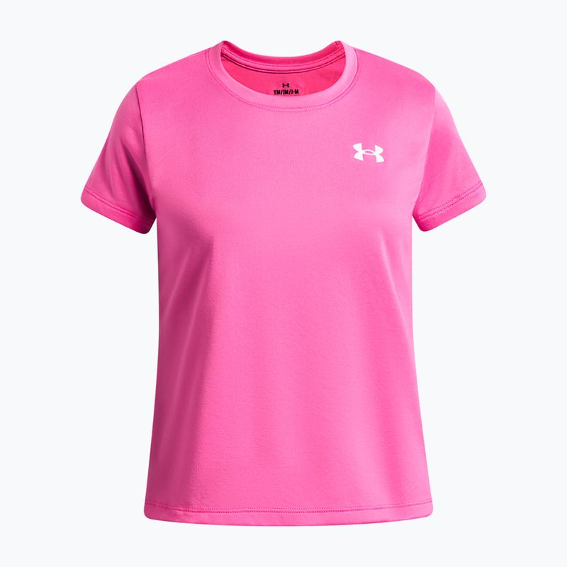 Gyerek edző póló Under Armour Tech SSC SS pink frenzy/white