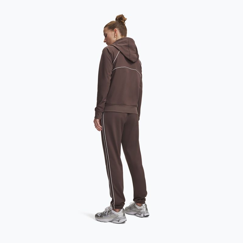 Női tréningruha Under Armour Rival Tricot Tracksuit HD peppercorn/white 2