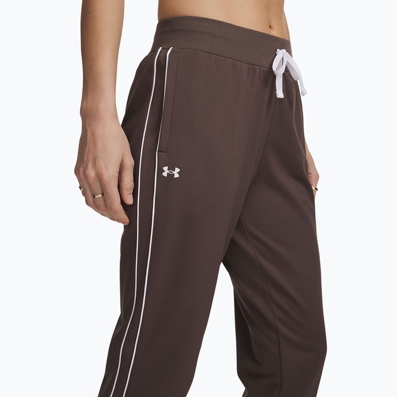 Női tréningruha Under Armour Rival Tricot Tracksuit HD peppercorn/white 4