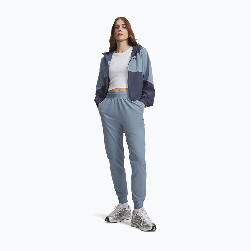 Női edzőnadrág Under Armour Sport High Rise Woven Pant blue wind/black 2