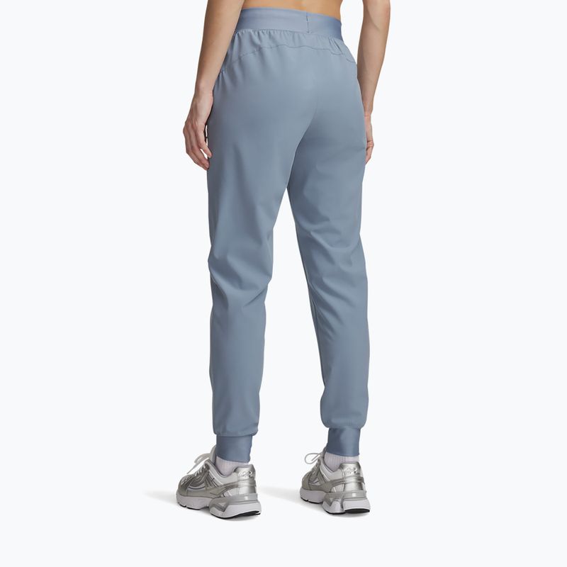 Női edzőnadrág Under Armour Sport High Rise Woven Pant blue wind/black 3