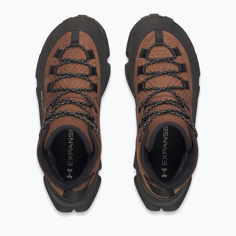 Férfi túracipők Under Armour Charged Expanse Mid LTHR WP Incense Brown/Black/Khaki Base 3