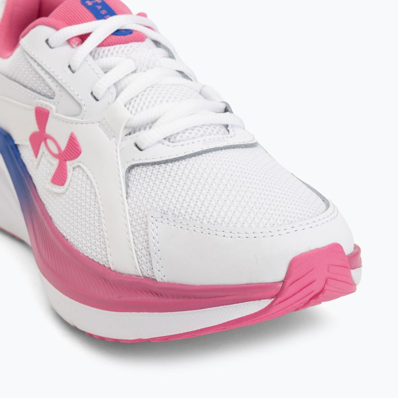 Női futócipők Under Armour Assert 11 white/pink frenzy/pink frenzy 7