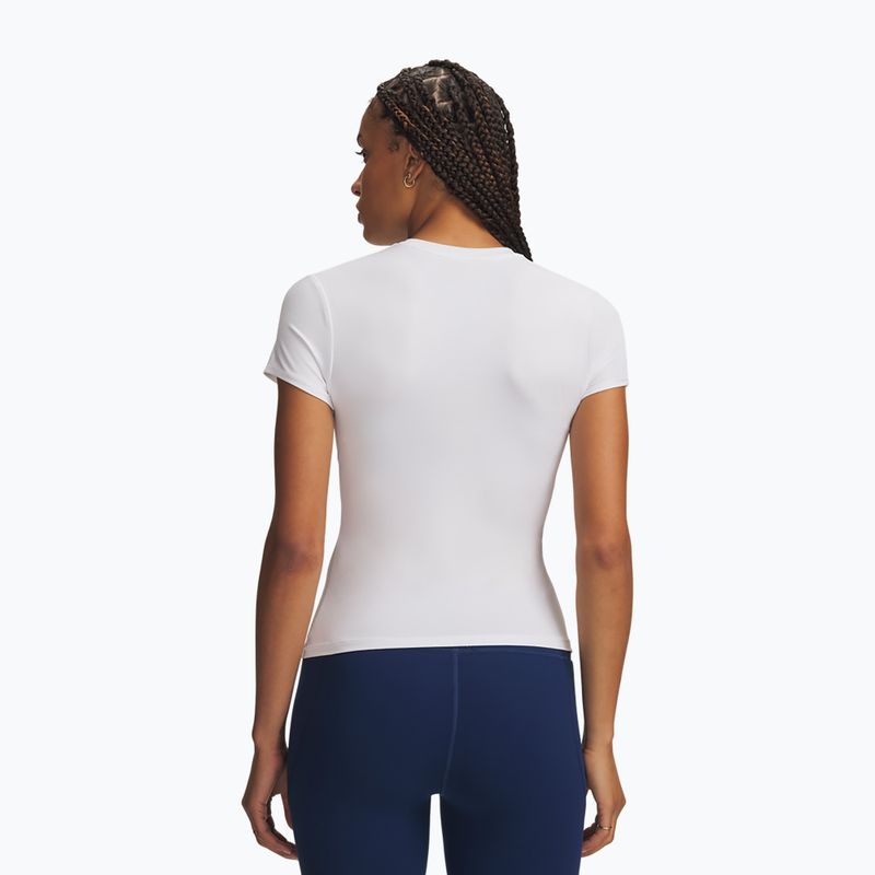 Női edző póló Under Armour Motion Fitted SS white/halo gray 2