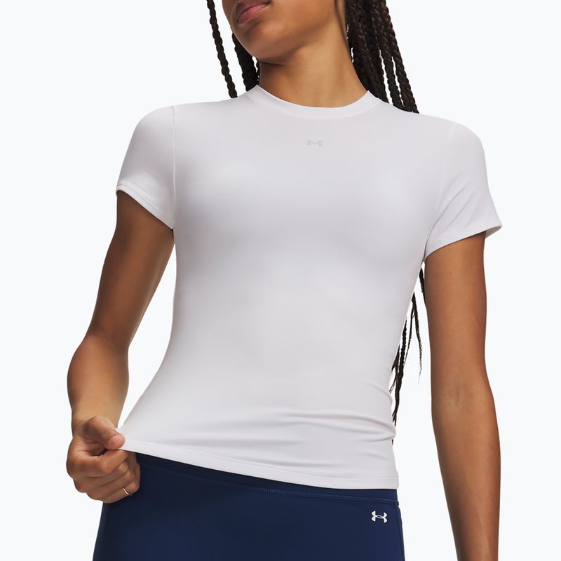 Női edző póló Under Armour Motion Fitted SS white/halo gray 3
