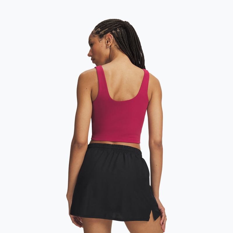 Női edző póló Under Armour Motion Tank claret/ox blood 2