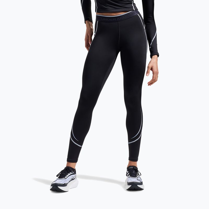Női edzőleggingsek Under Armour ColdGear Elite Leggings ultimate black/reflective