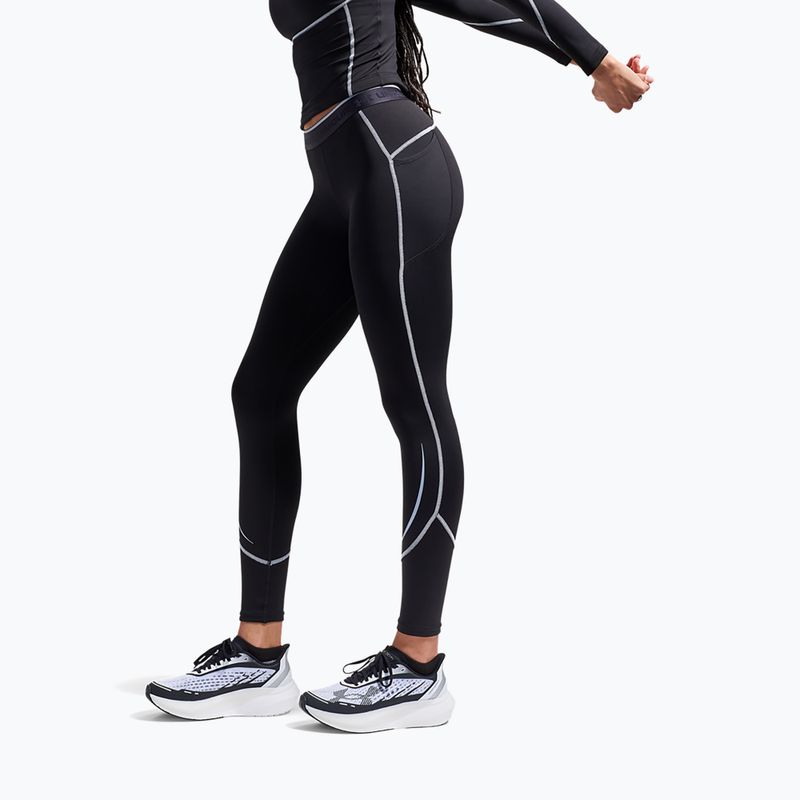 Női edzőleggingsek Under Armour ColdGear Elite Leggings ultimate black/reflective 4