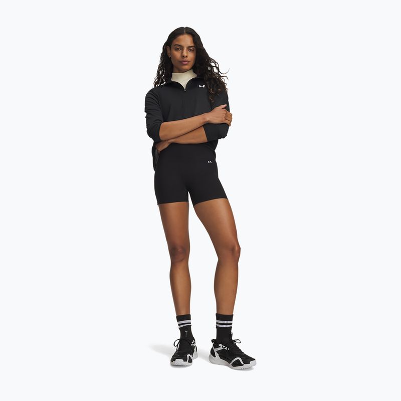 Női edző rövidnadrág Under Armour Motion Middy ultimate black/white 2