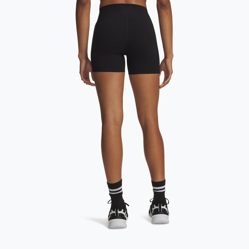 Női edző rövidnadrág Under Armour Motion Middy ultimate black/white 3