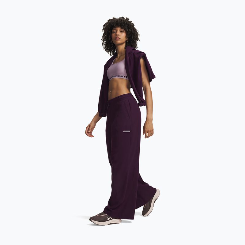 Női edzőnadrág Under Armour Performance Fleece Pants purple echo/purple echo 2