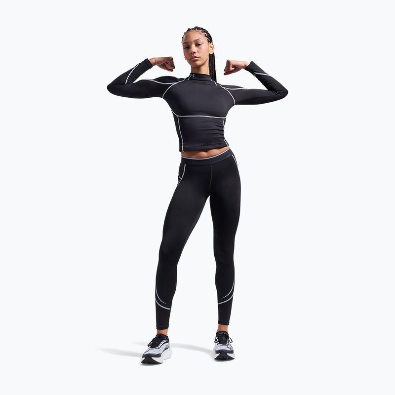 Női edző hosszú ujjú póló Under Armour ColdGear Elite Mock ultimate black/reflective 3