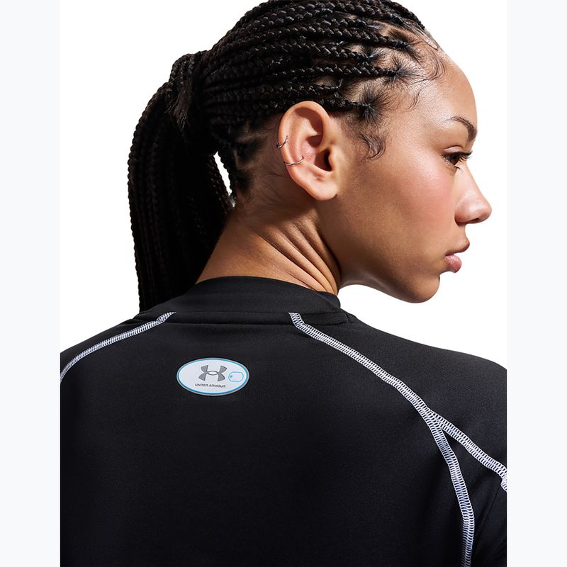 Női edző hosszú ujjú póló Under Armour ColdGear Elite Mock ultimate black/reflective 7