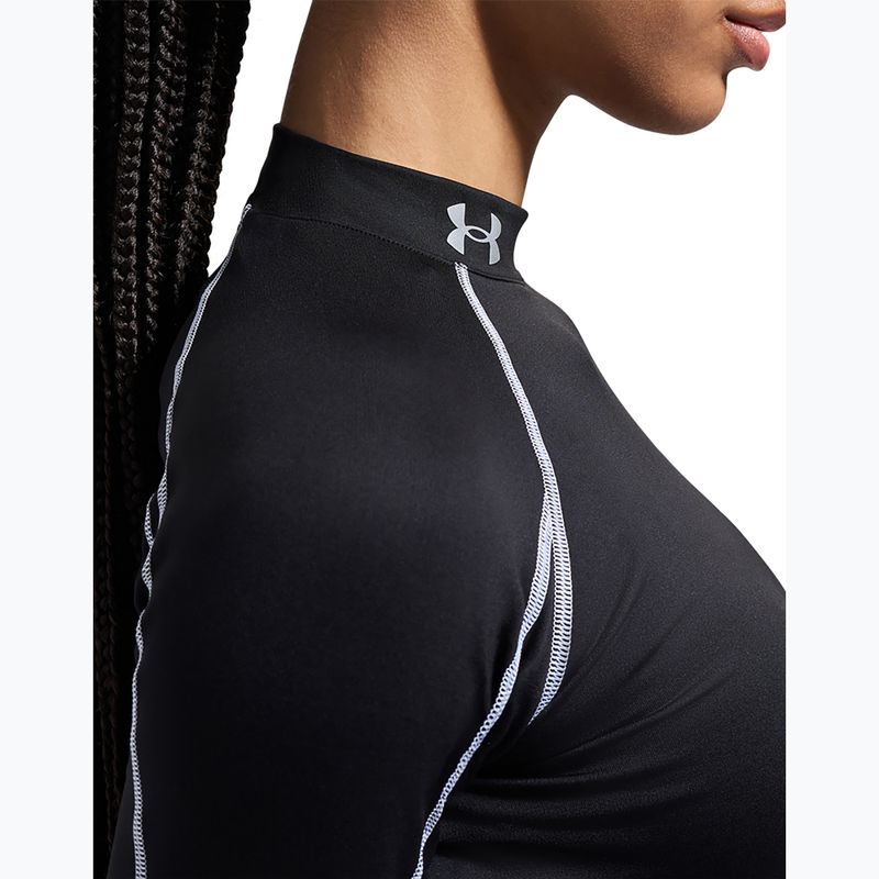 Női edző hosszú ujjú póló Under Armour ColdGear Elite Mock ultimate black/reflective 8