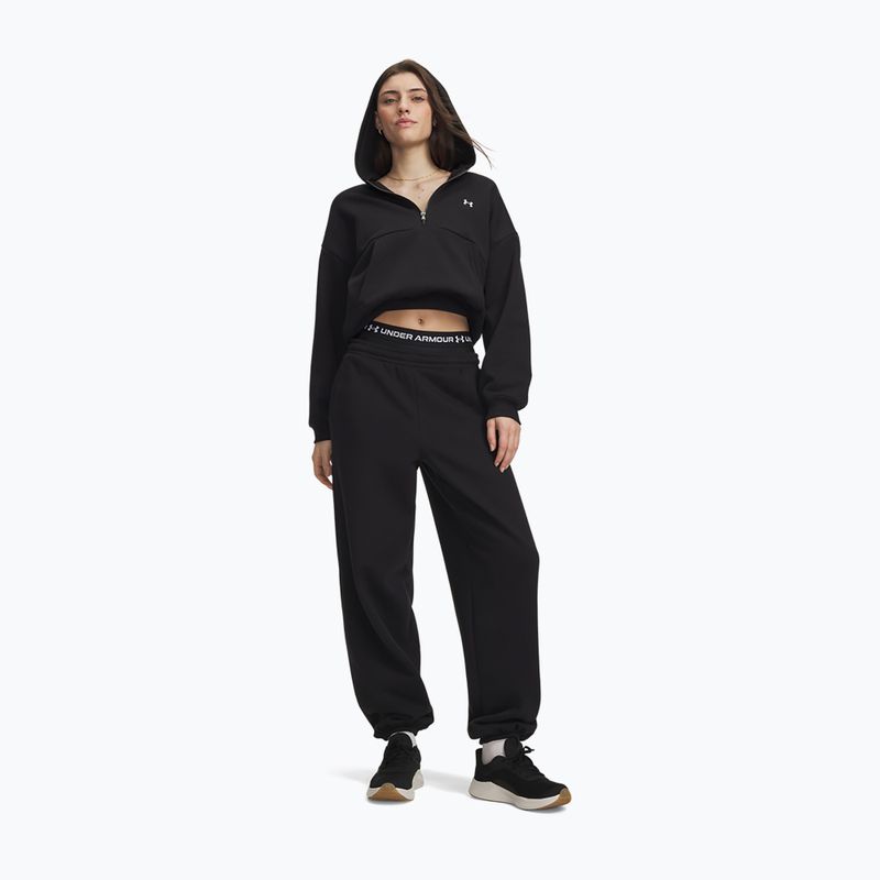Női nadrág Under Armour Icon Fleece Gym Pant ultimate black/white 2