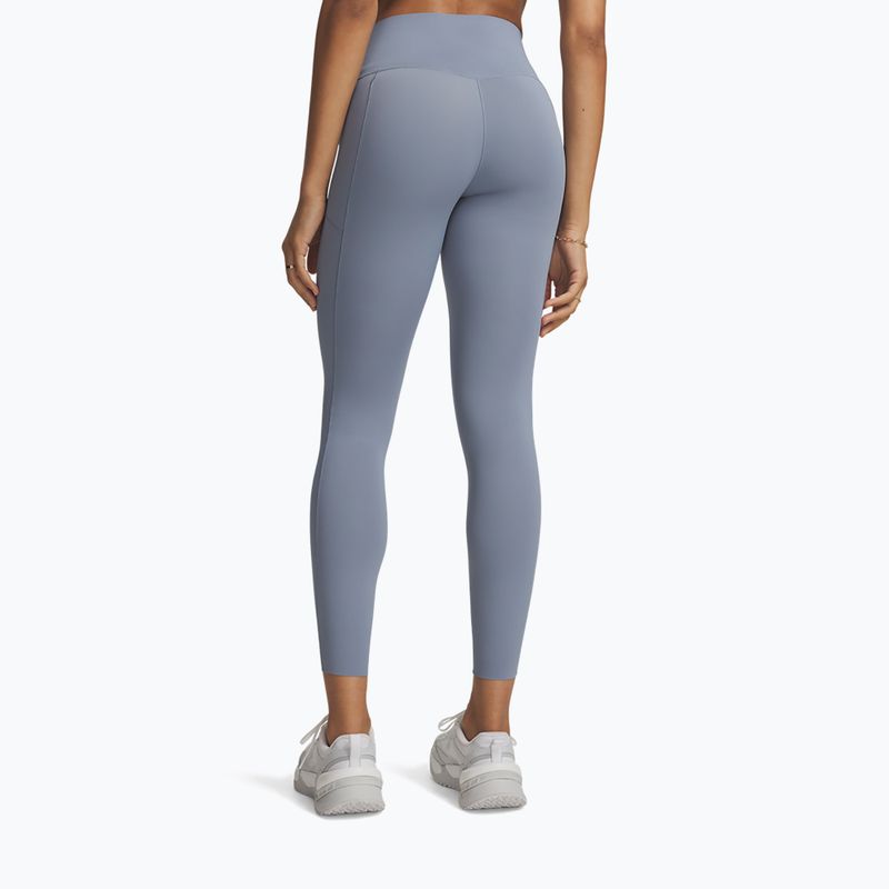 Női edzőleggingsek Under Armour Vanish Elite Leggings blue wind/metallic silver 3