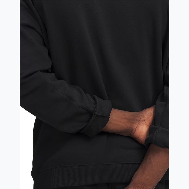 Férfi pulóver Under Armour Rival Fleece Crew ultimate black/white 3