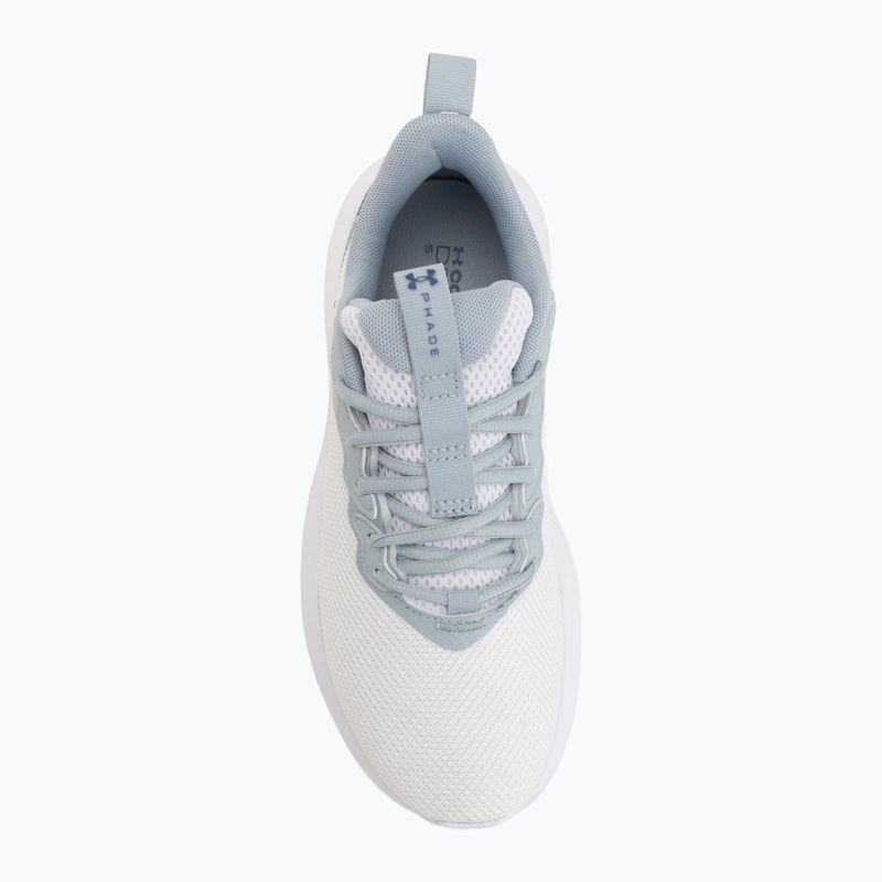 Női futócipők Under Armour Phade RN 4 white/blue fog/blackout navy 5