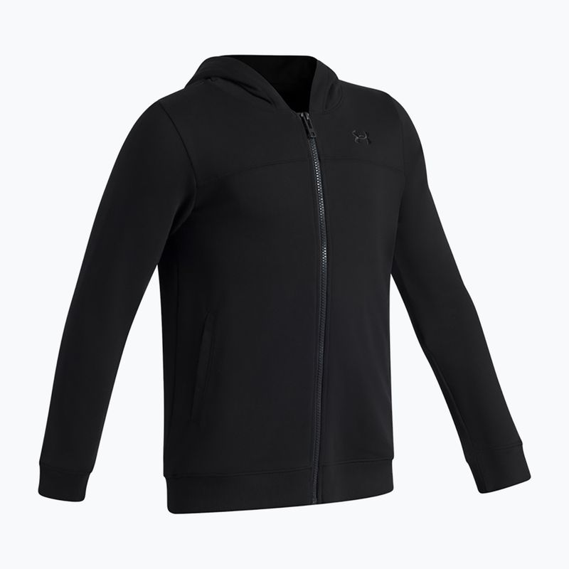 Gyerekpulóver Under Armour Rival Lightweight Full Zip ultimate black/black 3